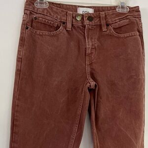BDG Low-Rise Cowgirl Straight Leg Jean Brown Spice Color Size 25
